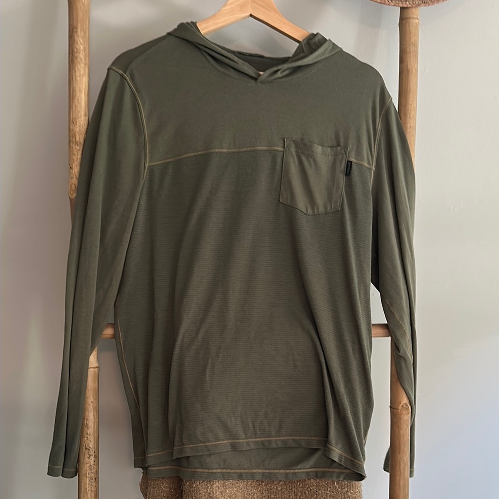 Prana Green Lightweight Hoodie